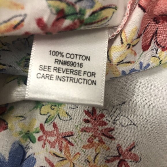 Studio Works Womens SZ 1X Top Floral‎ Boho Shirt Blouse Artsy Cottagecore XL - Picture 3 of 7